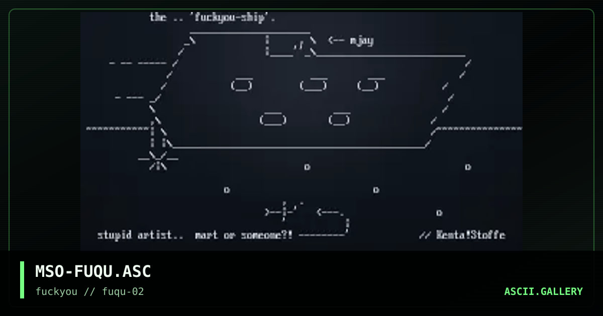 MSO-FUQU.ASC, by mso, 1997