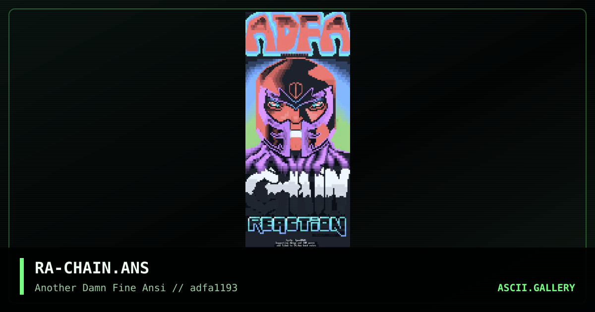 RA-CHAIN.ANS, by randers, 1993