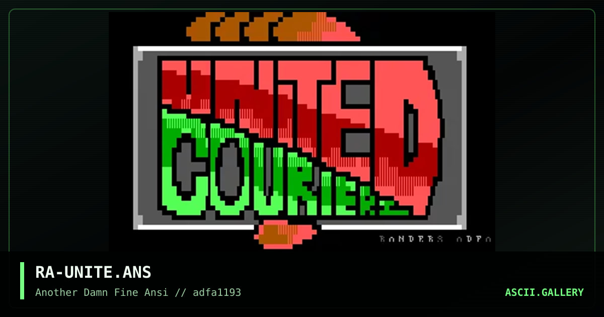 RA-UNITE.ANS, by randers, 1993