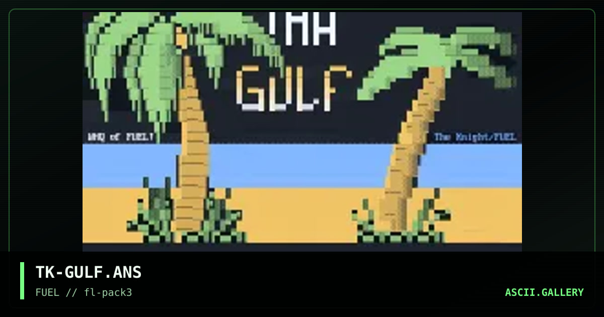 TK-GULF.ANS, by the knight, 1995