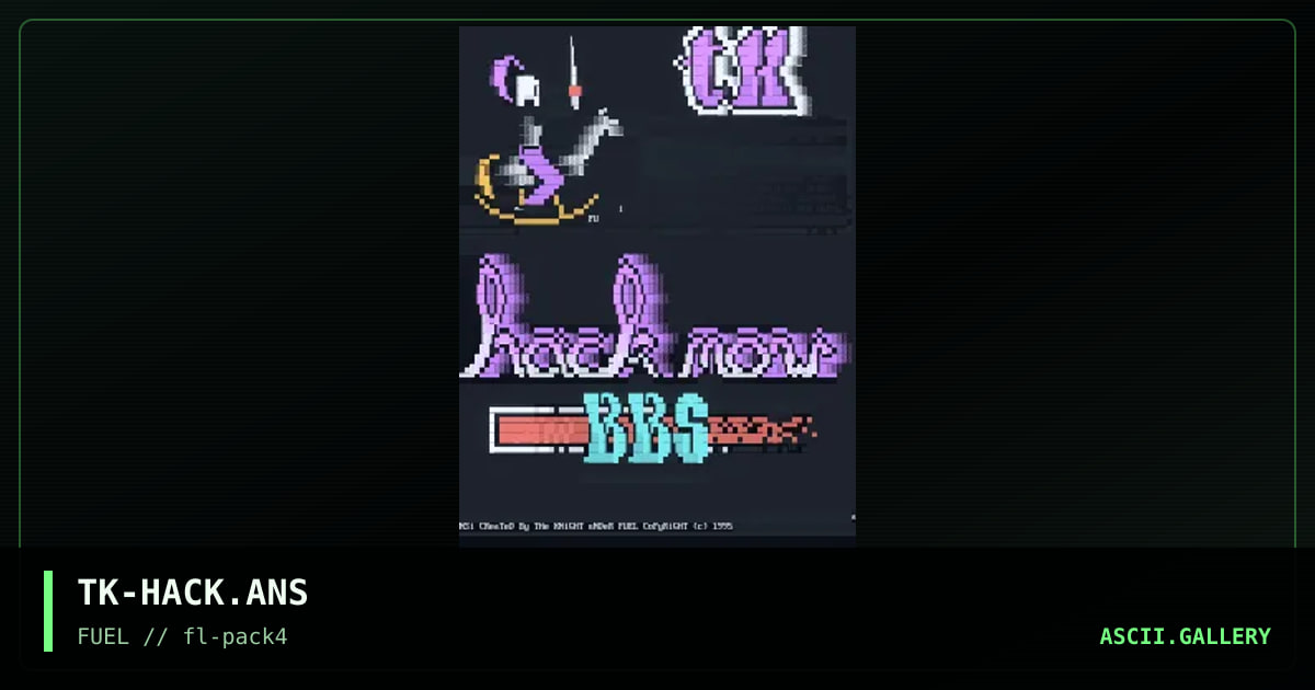 TK-HACK.ANS, by the knight, 1995