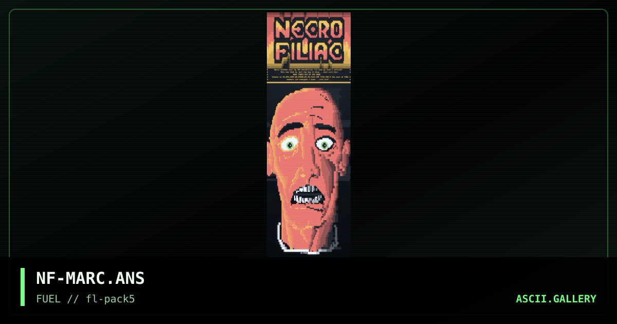 Marc comes outta the dark, by necrofiliac, 1995