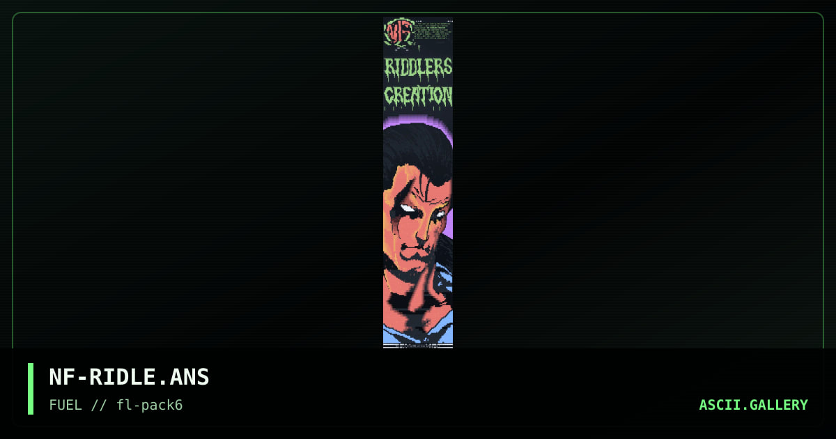 Riddler's Creation, by necrofiliac, 1995