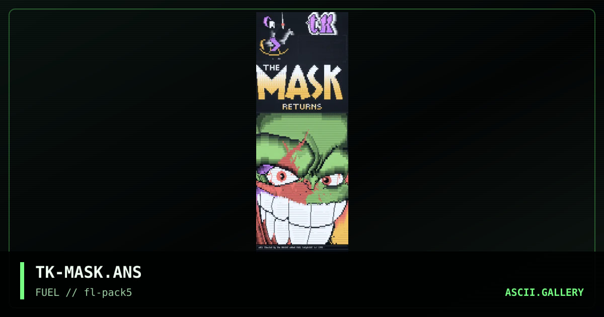 The Mask Returns!, by the knight, 1995