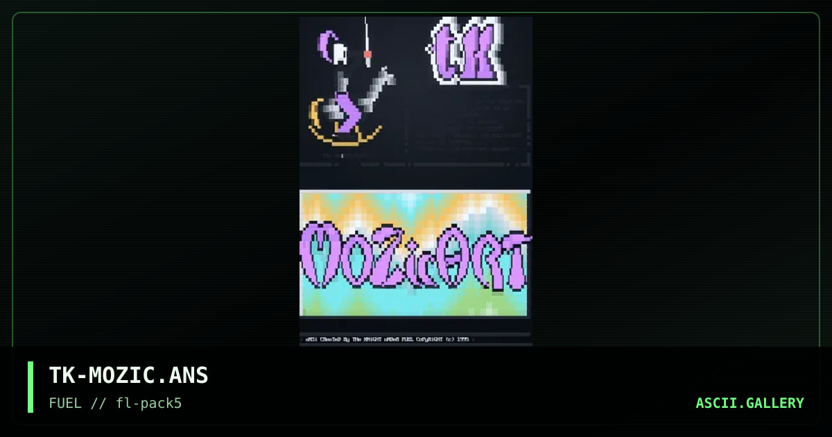 Mozicart Logo, by the knight, 1995