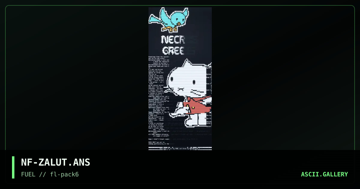 Greetings list, by necrofiliac, 1995