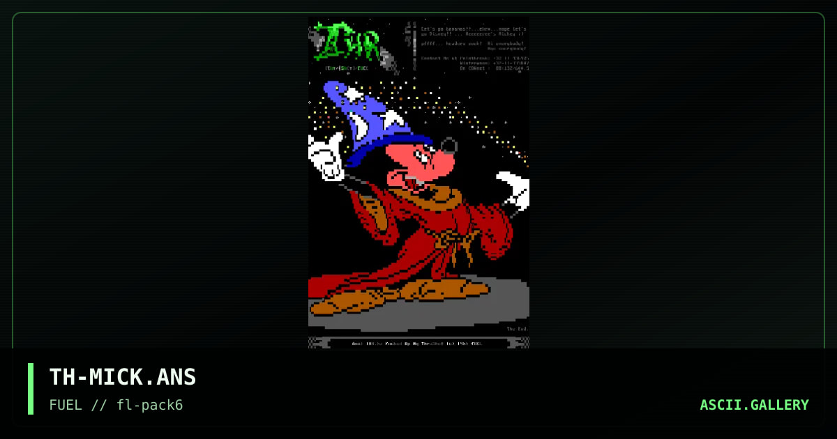 It's Mickey !!, by thrasher, 1995