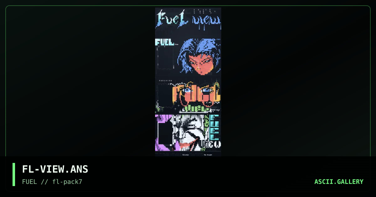 FuelView ansis, by thrasher, the knight, 1995
