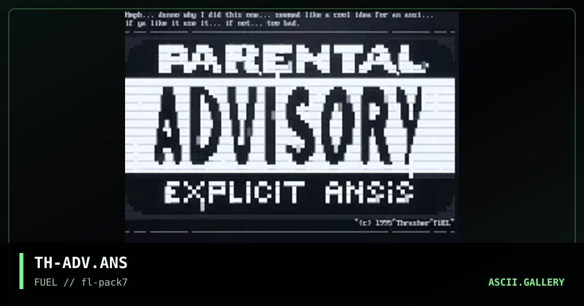 Parental Advisory?!, by thrasher, 1995