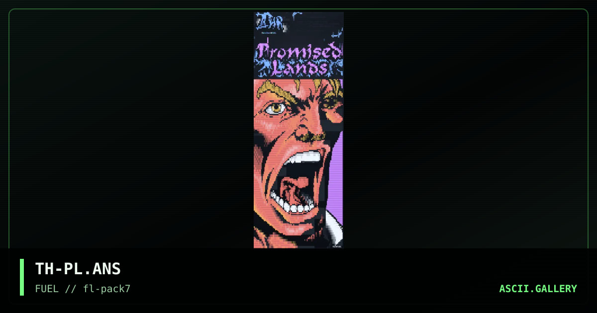 Promised Lands, by thrasher, 1995