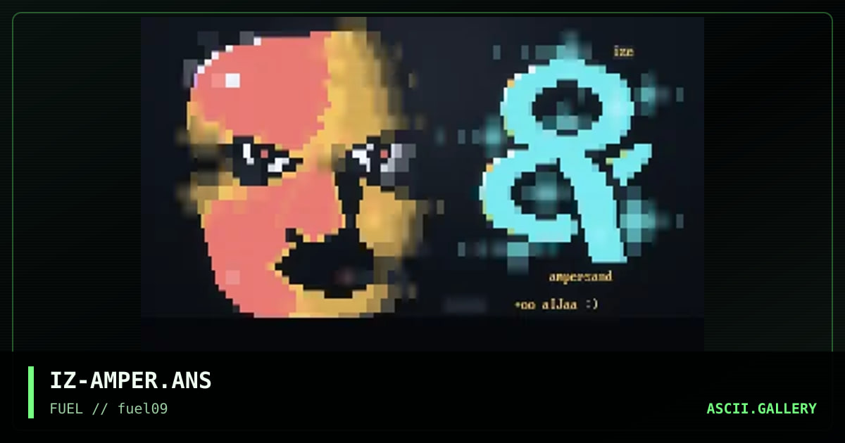 ampersand, by ize, 1996