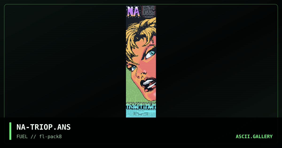 trioptimum welcome screen, by night angel, 1996