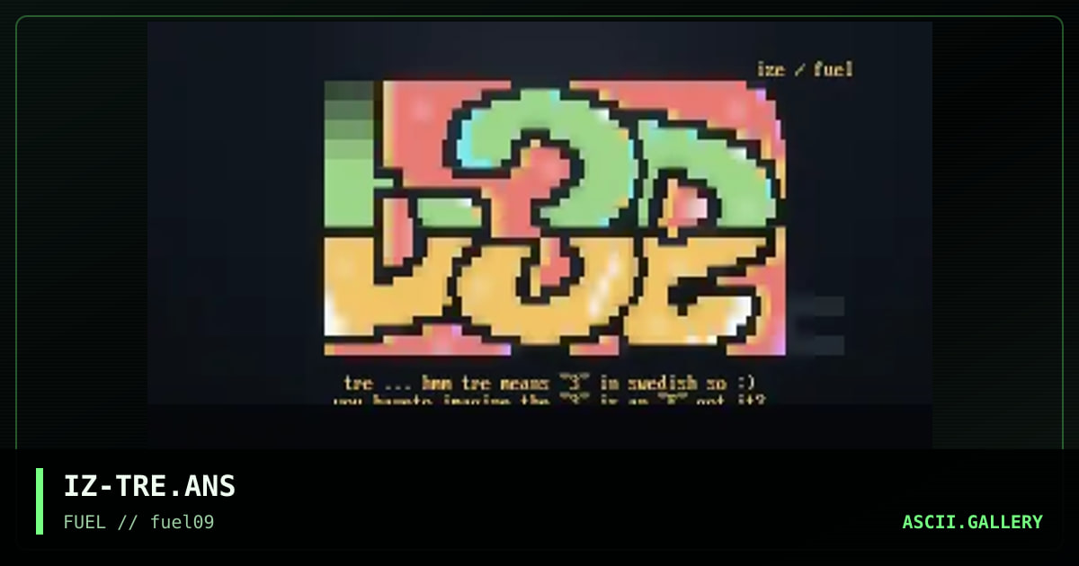 tre, by ize, 1996