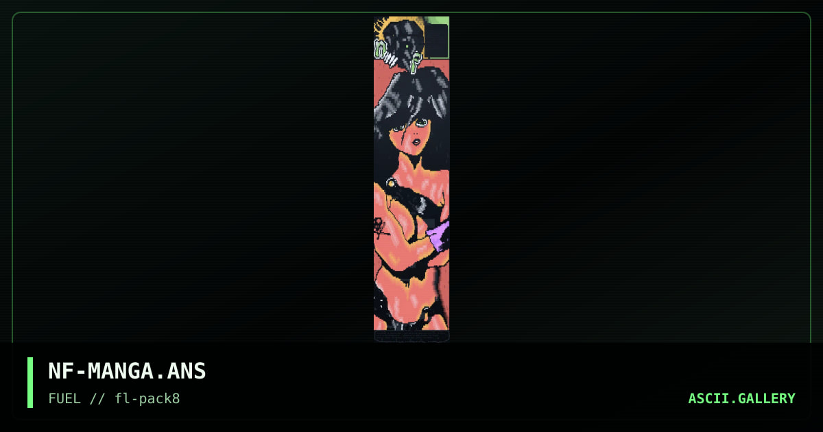 manga babe, by necrofiliac, 1996