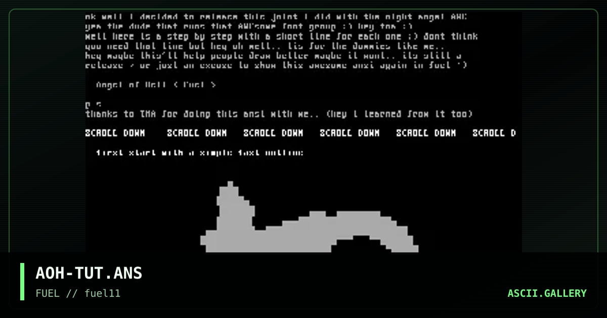 Tutorial, by angel of hell, 1997