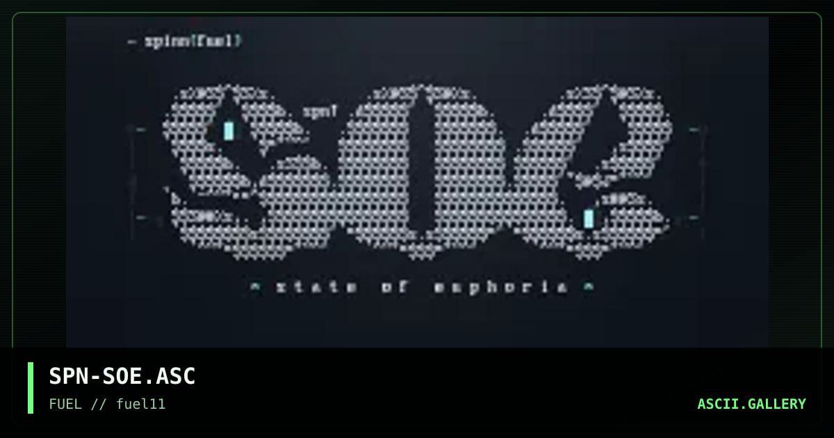 State of Euphoria, by spinn, 1997
