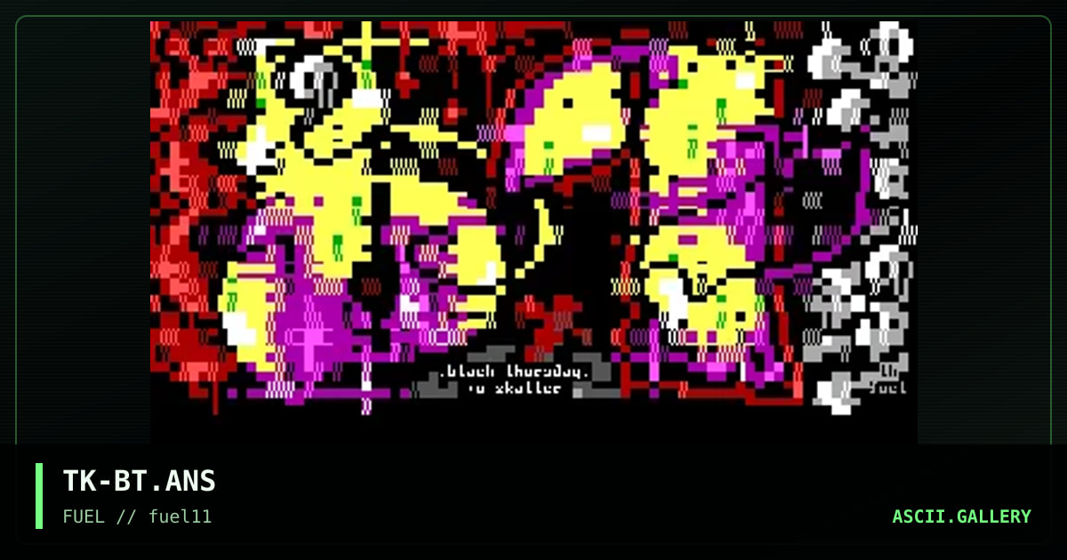 Black Thursday, by the knight, 1997