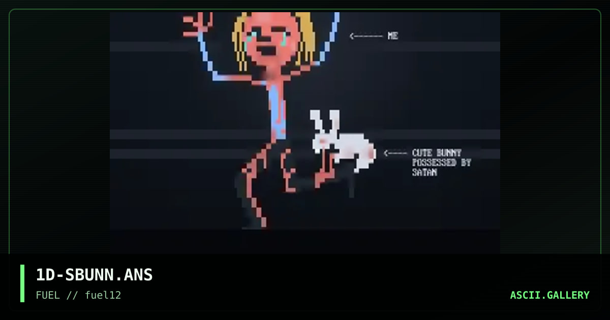 Satanic rabbit, by oned, 1997