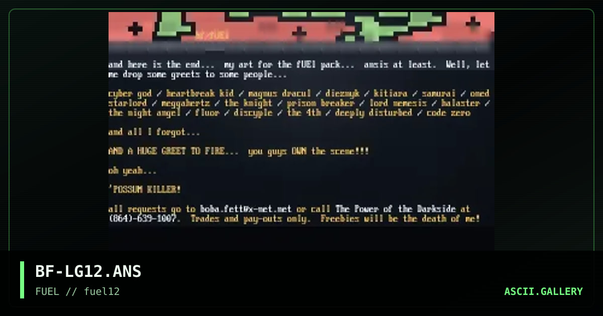 Ansi logos for pack 12, by boba fett, 1997