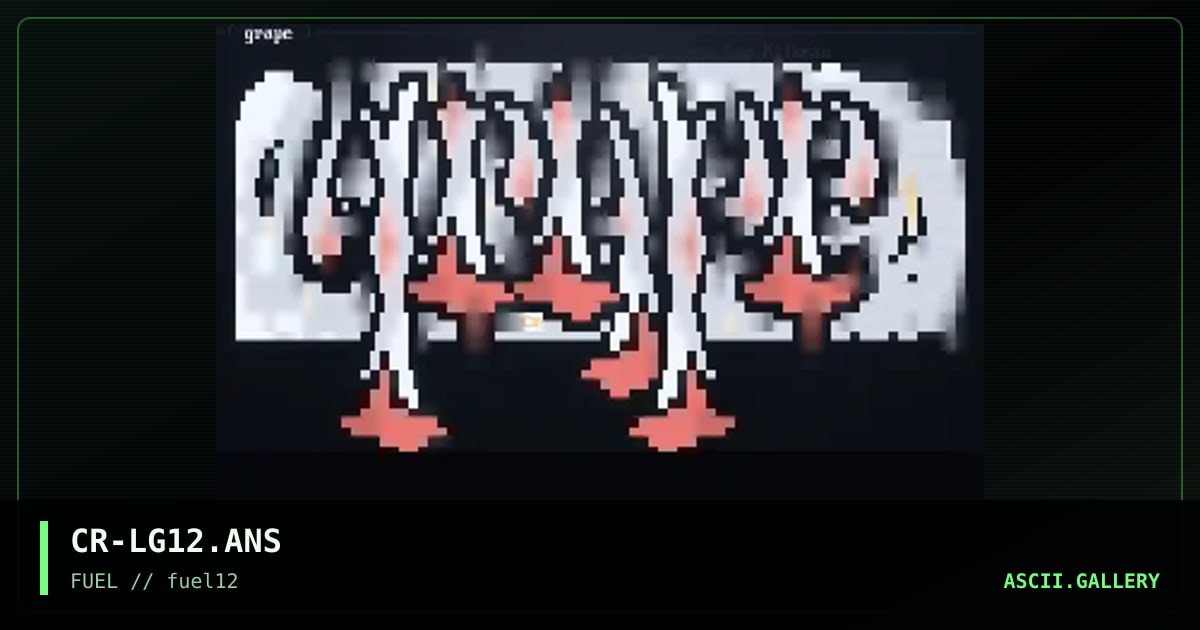 Ansi logos for pack 12, by creator, 1997