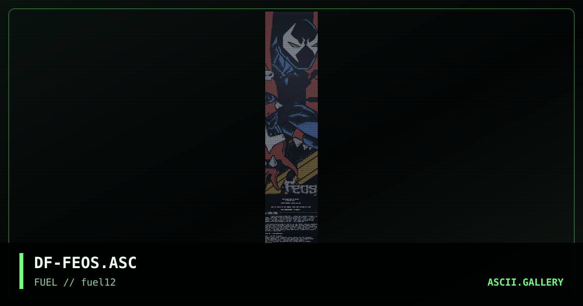 Feos, by dr freeze, jizm, 1997