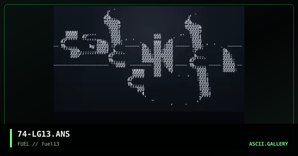 Ascii logos pack 13, by discofunk 1974, 1997