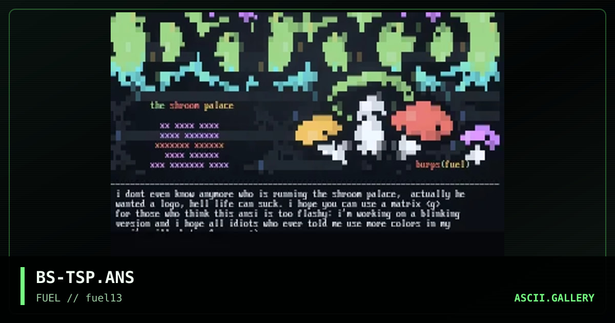 The Shroom Palace, by burps, 1997