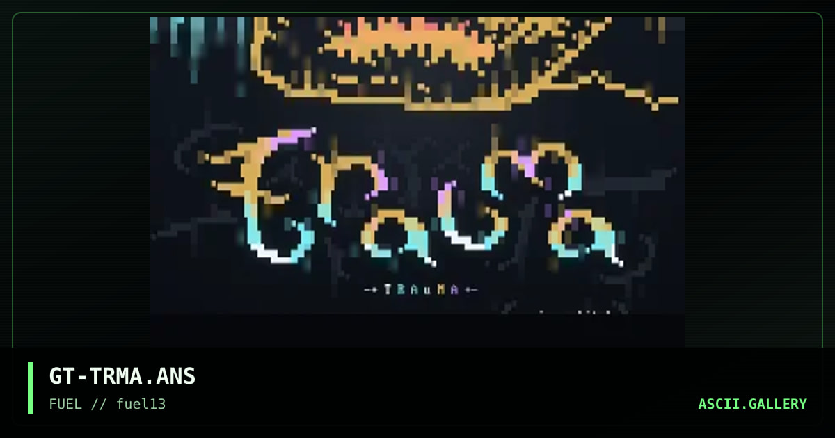 Trauma, by graphital, 1997