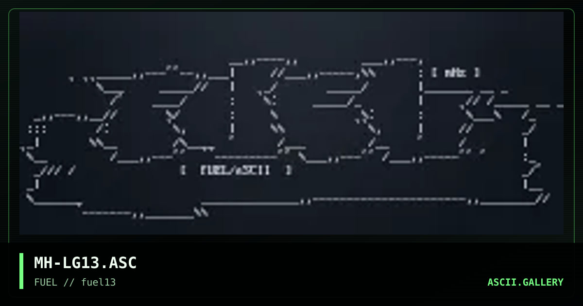 Ascii logos pack 13 (guest), by megahertz, 1997