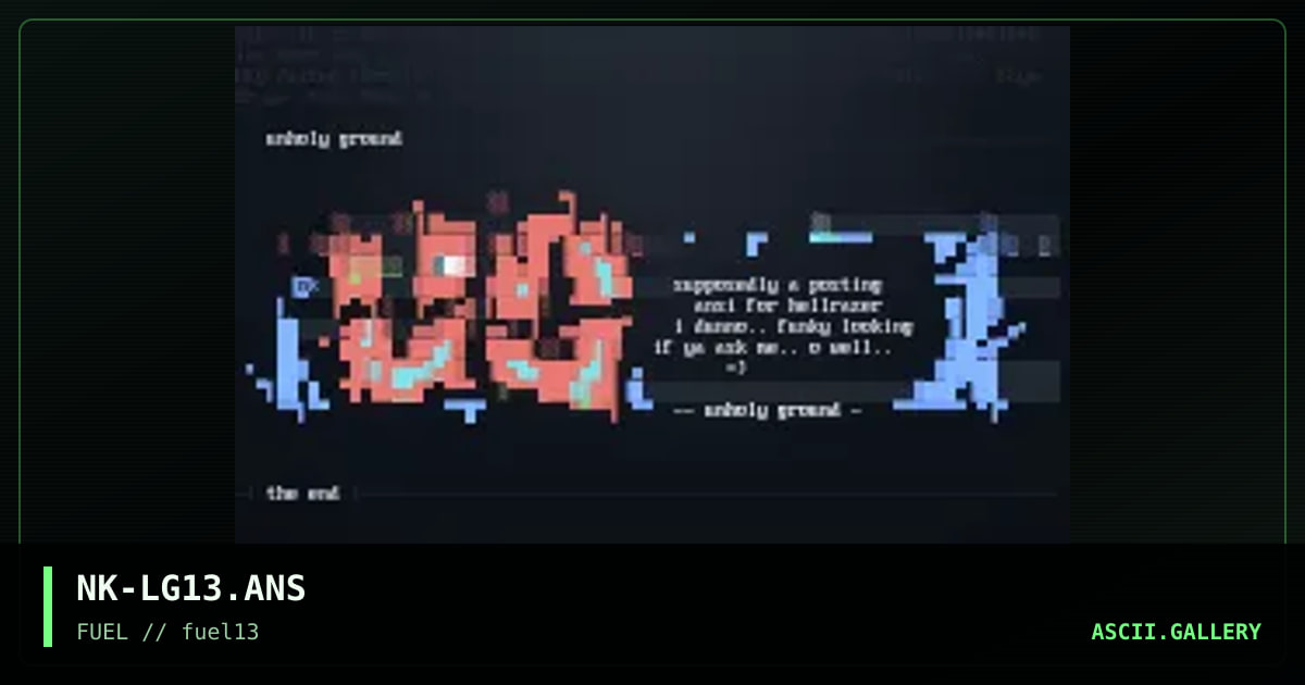 Ansi logos pack 13, by novokane, 1997