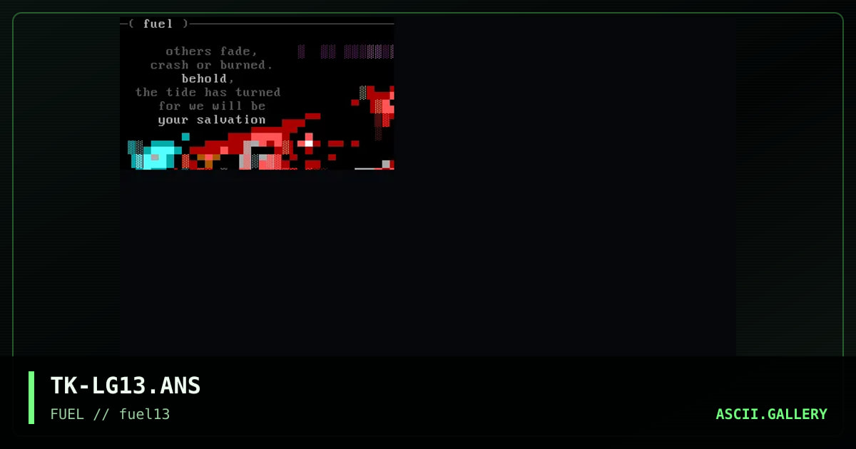 Ansi logos pack 13, by the knight, 1997