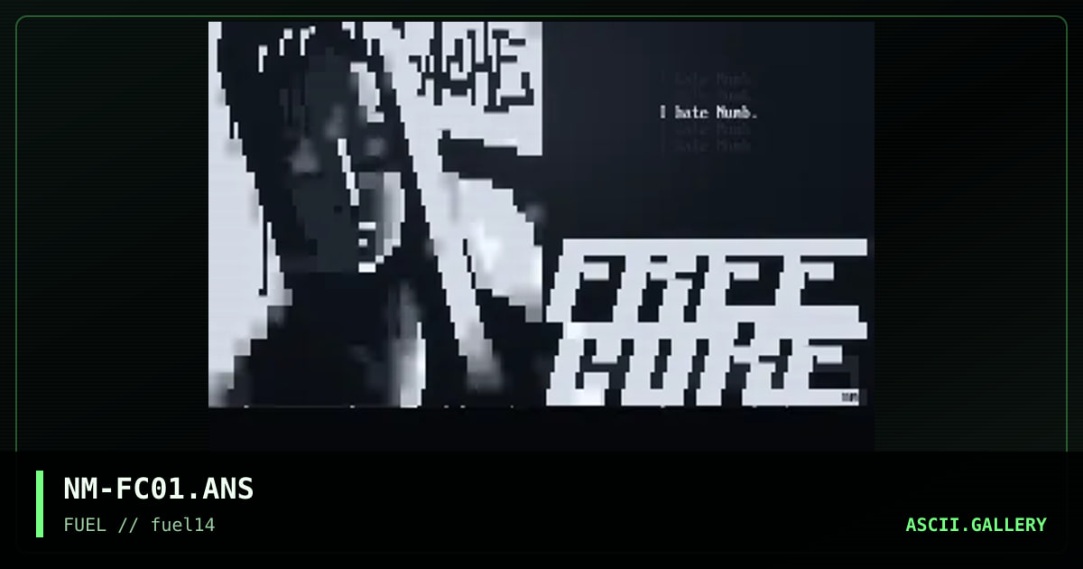 Silent Weapons for Quiet Wars, by numb, 1997