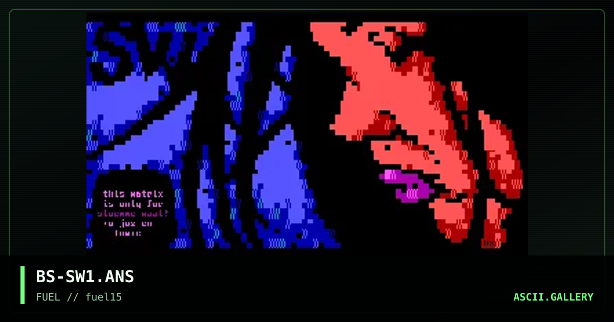 stomme waal, by burps, 1997
