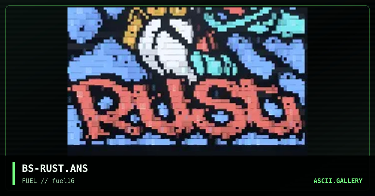 rust, by burps, 1997