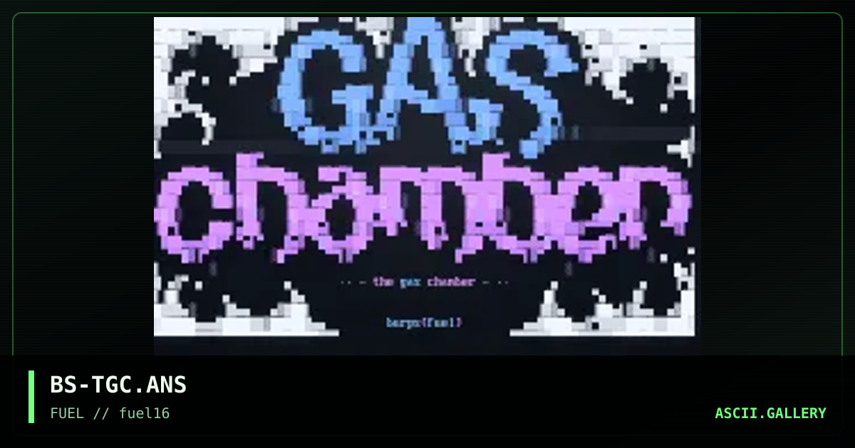 the gas chamber, by burps, 1997