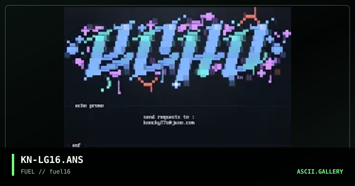ansi logos pack 16, by knocturnal, 1997