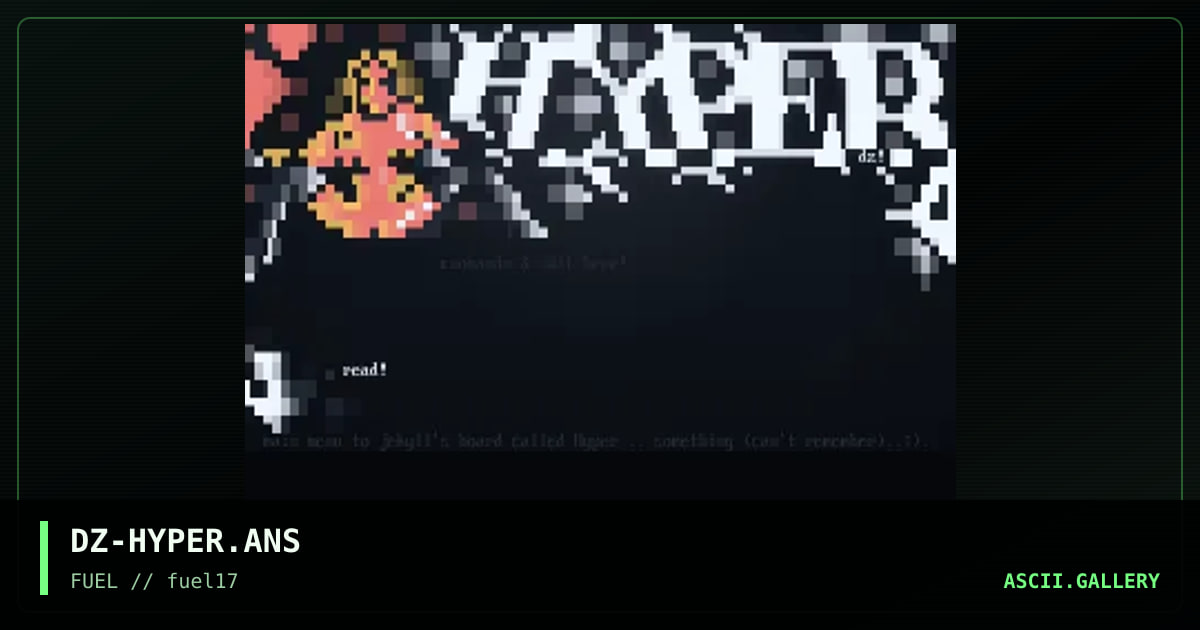 hyper öh? :) to jekyll! ., by dizzy, 1997