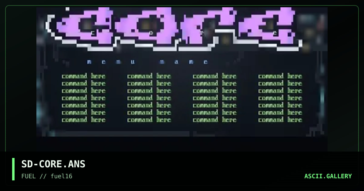 core, by sad, 1997