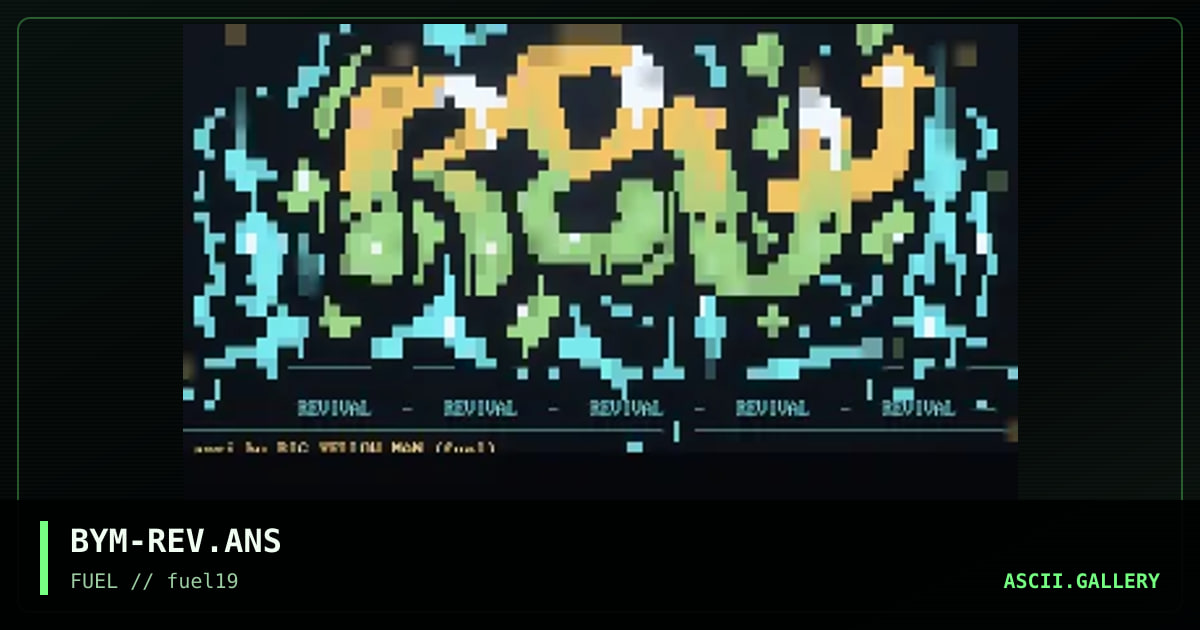 revival, by big yellow man, 1997
