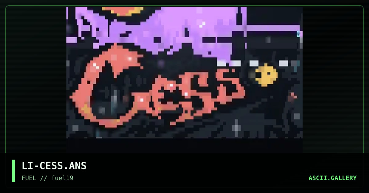 cess pool, by lint, 1997