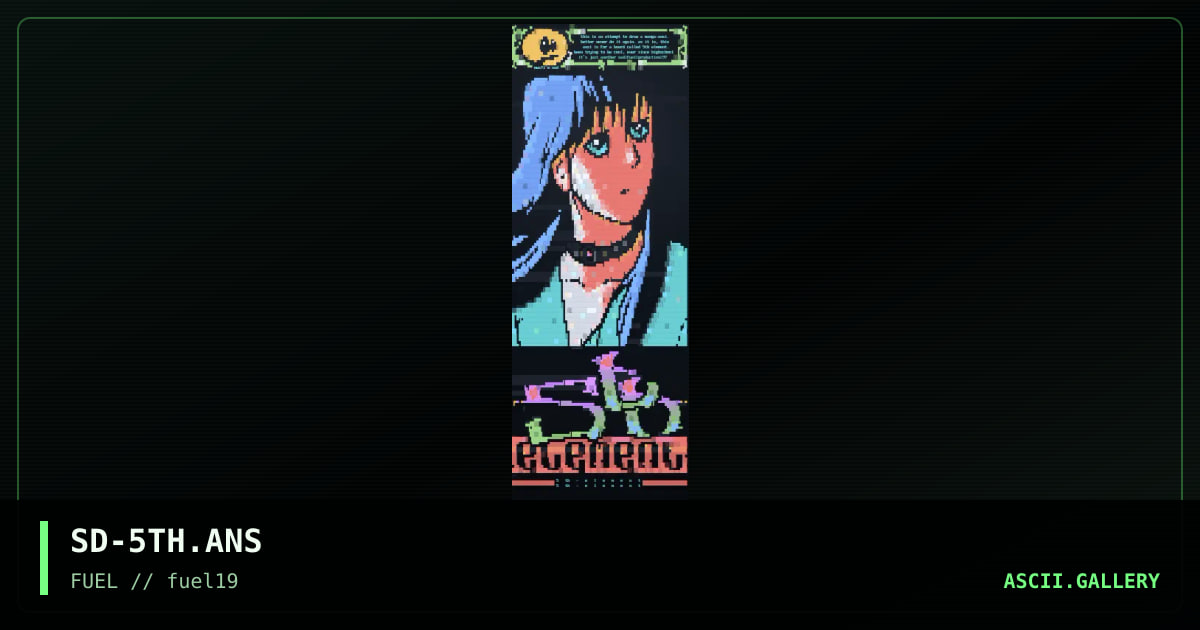 5th element, by sad, 1997