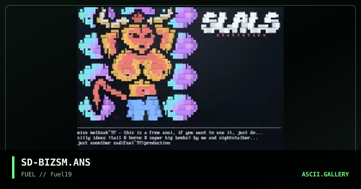 stats screen, by sad, 1997