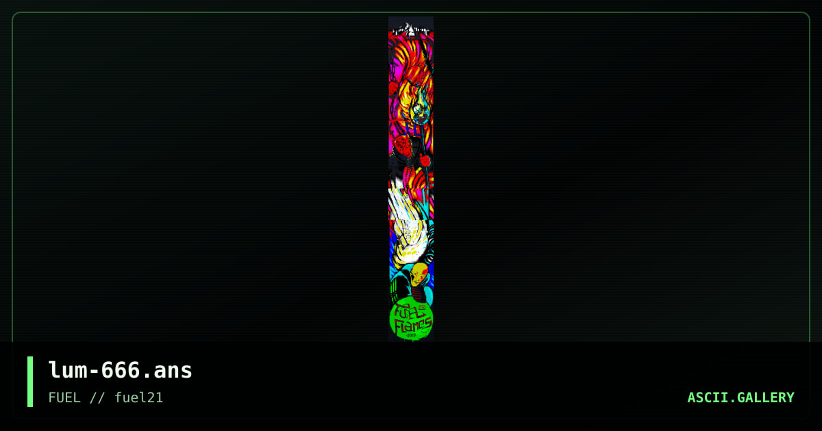 666, by luminator, 2017