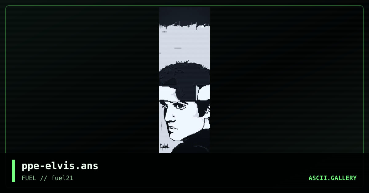Elvis, by propane, 2017