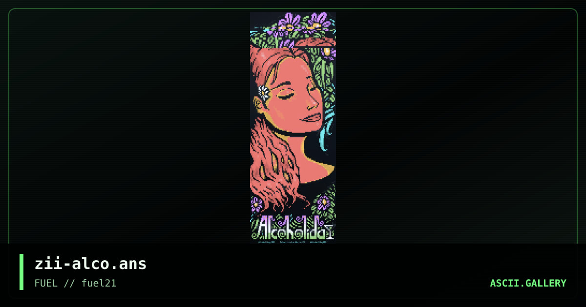 Alcoholiday, by zeus ii, 2017