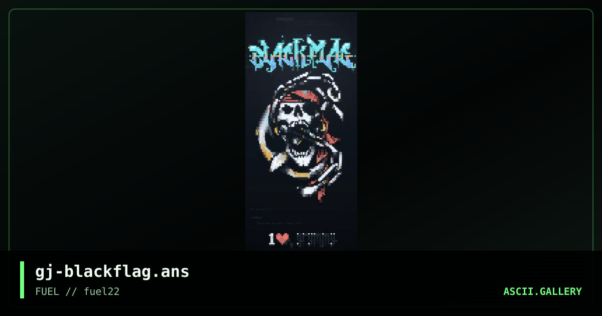 Blackflag, by grymmjack, 2017