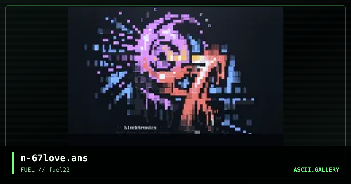 blocktronics promo, by nail, 2017