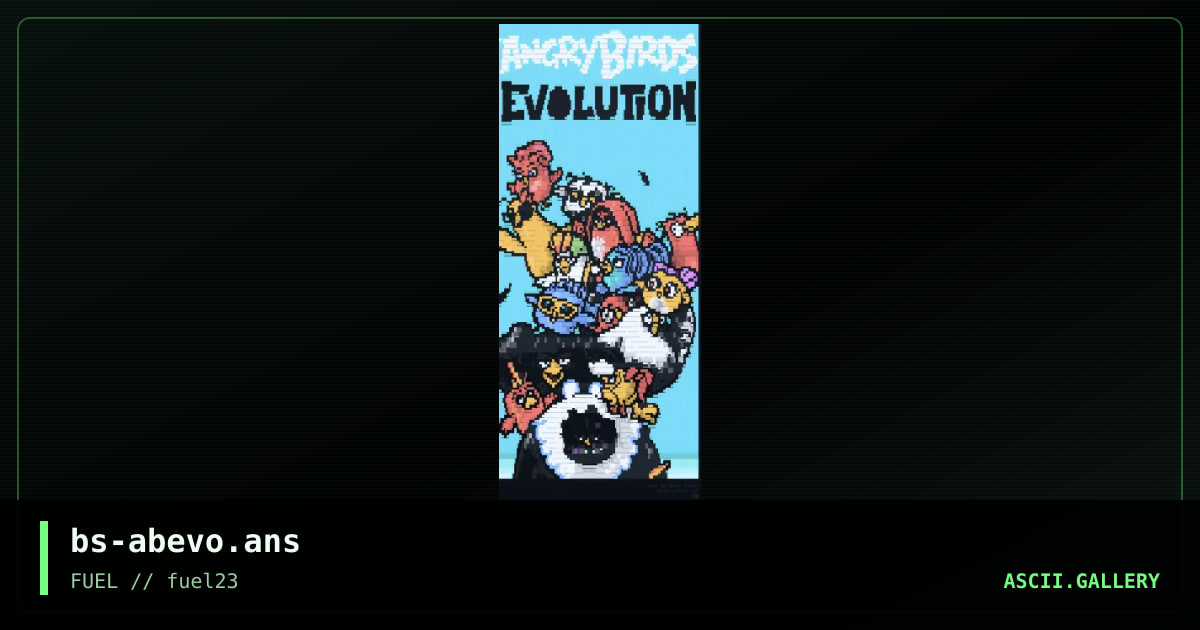 Angry Birds Evolution, by burps, 2017