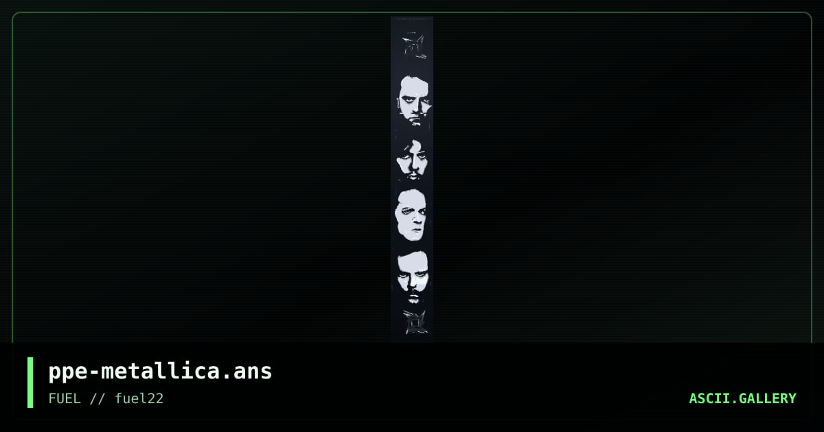Metallica, by propane, 2017