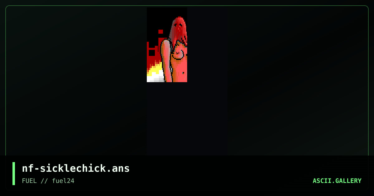 Sickle Chick, by necrofiliac, 2017